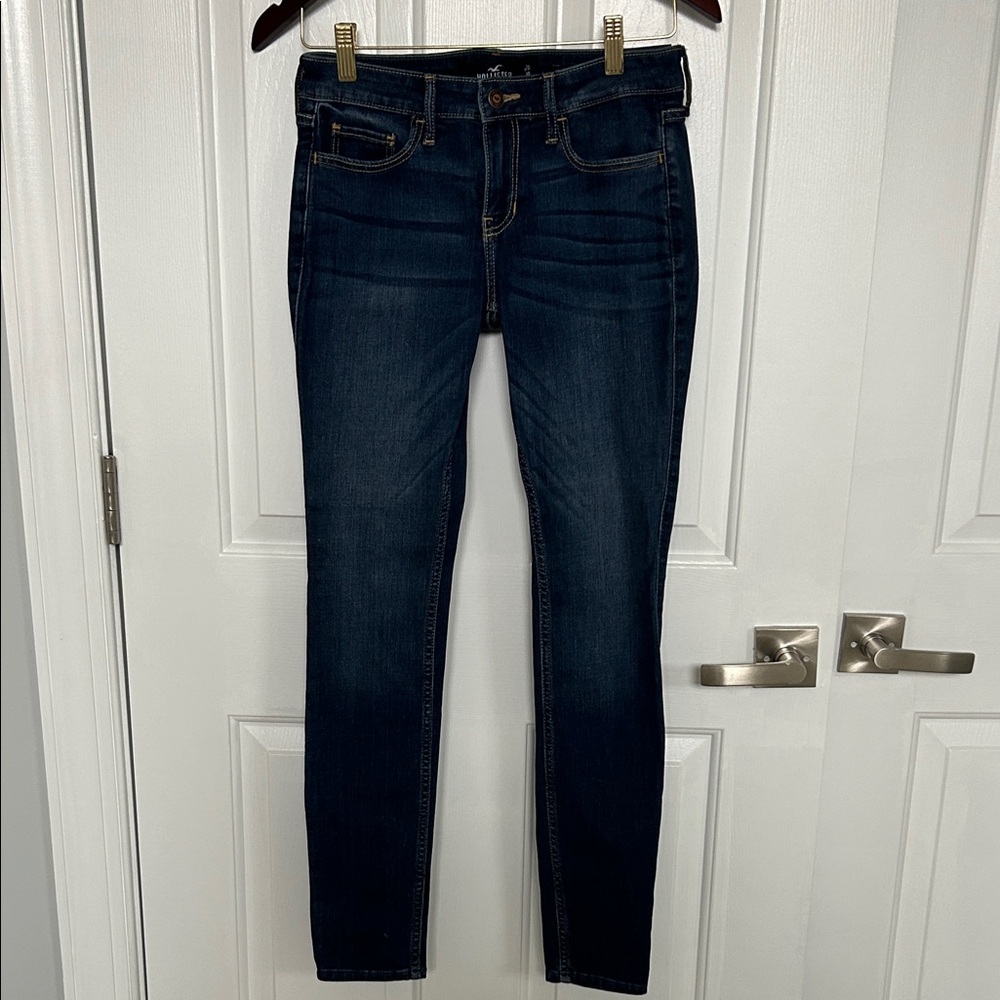 Hollister Women's Dark Wash Skinny Jeans